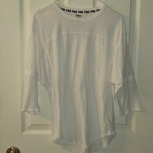 ❤️ Victoria's Secret PINK White Sporty Top Sm